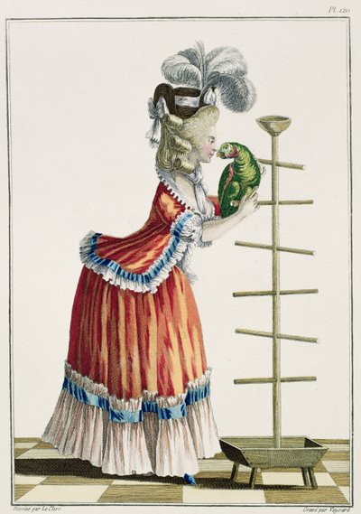 Elegant Woman in a Caraco 